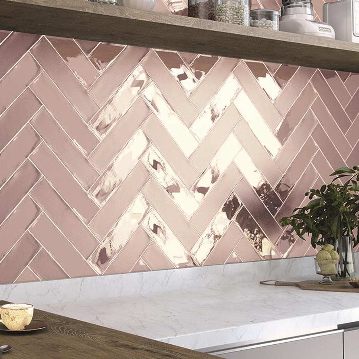 Cifre Ceramica Colonial Wandtegel Pink mat 7.5x30cm
